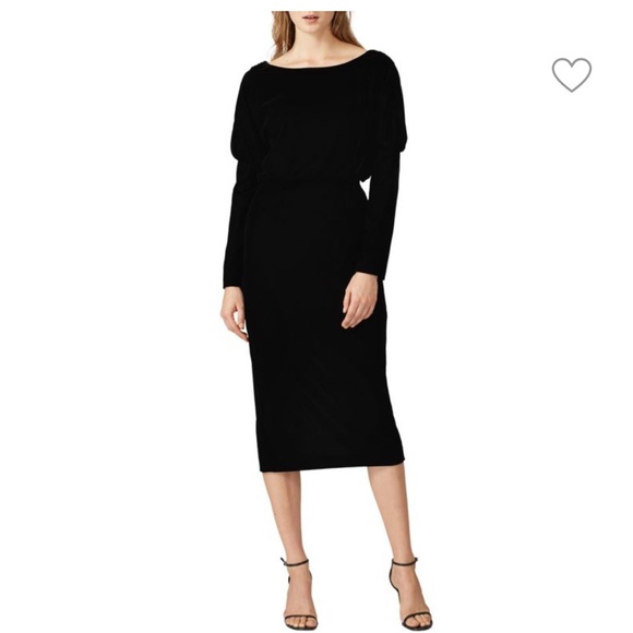 Rachel Zoe Emmaline Drape Back Velvet Dress - Picture 7 of 11